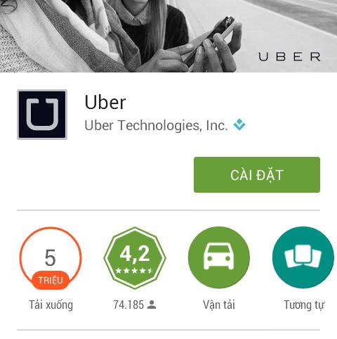 Hướng dẫn cài đặt ứng dụng Uber Taxi và cách sử dụng