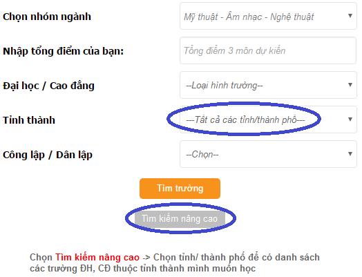 DS các trường Đại học đào tạo ngành Mỹ thuật - Âm nhạc - Nghệ thuật