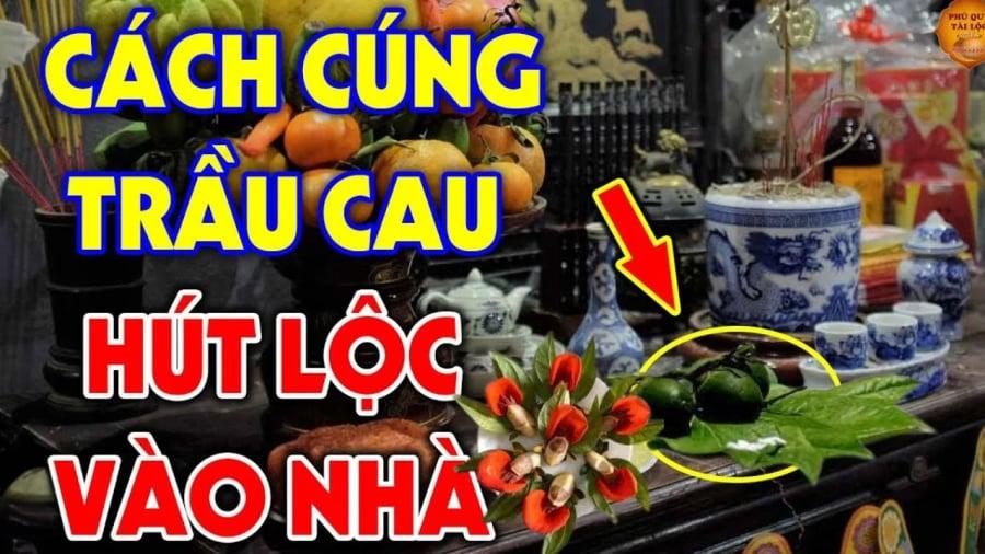 Trầu cau thắp hương nên để ngửa hay úp lá xuống?Cách đặt trầu cau chuẩn để thu hút tài lộc, tránh đại kỵ