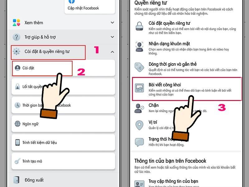 Cách khóa bình luận trên Facebook bằng điện thoại.