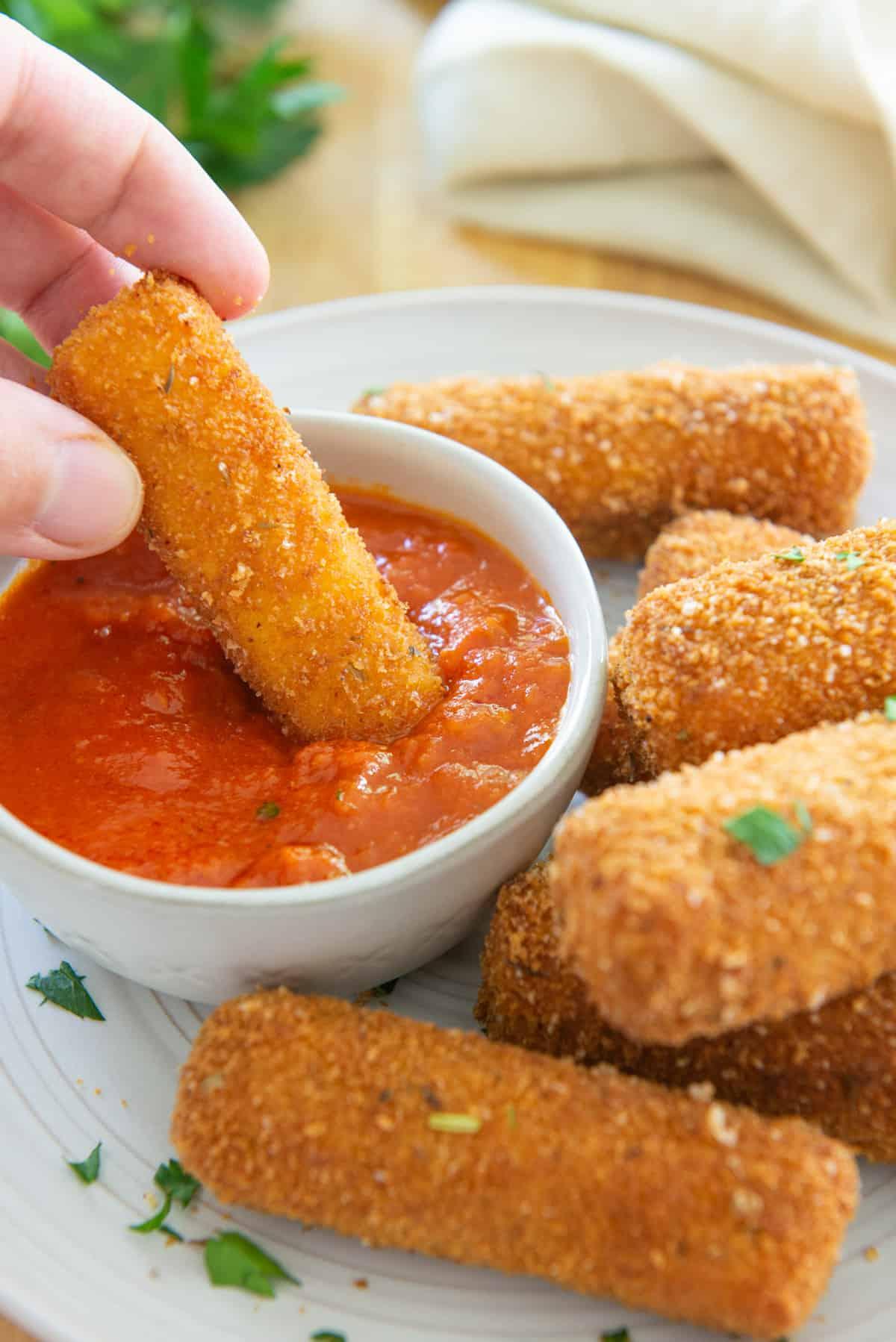 Homemade Mozzarella Sticks