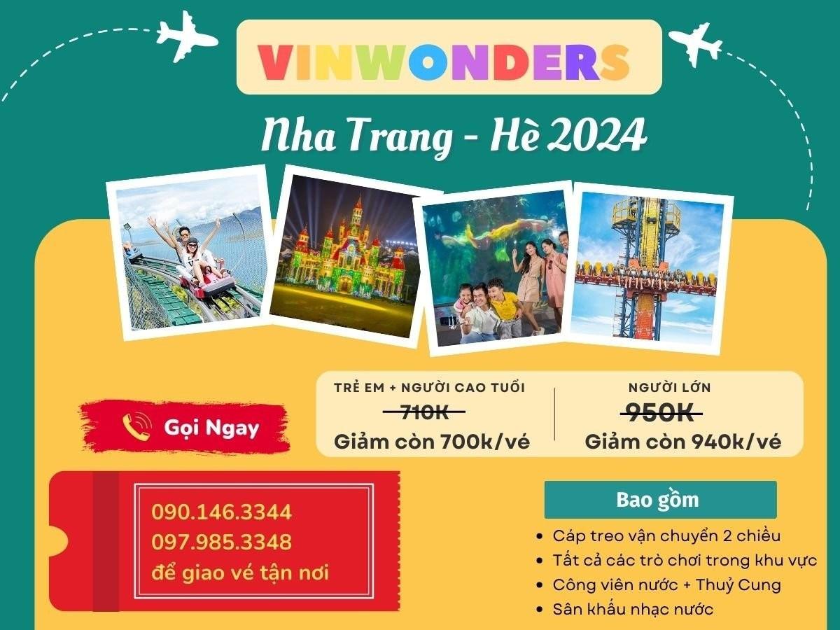 Vé Vinpearl Nha Trang - Thiên Đường Giải Trí VinWonders 2024