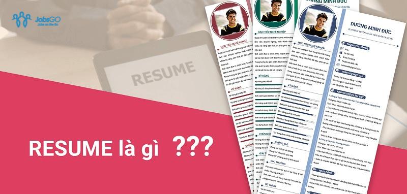 Resume tiếng Anh là gì?