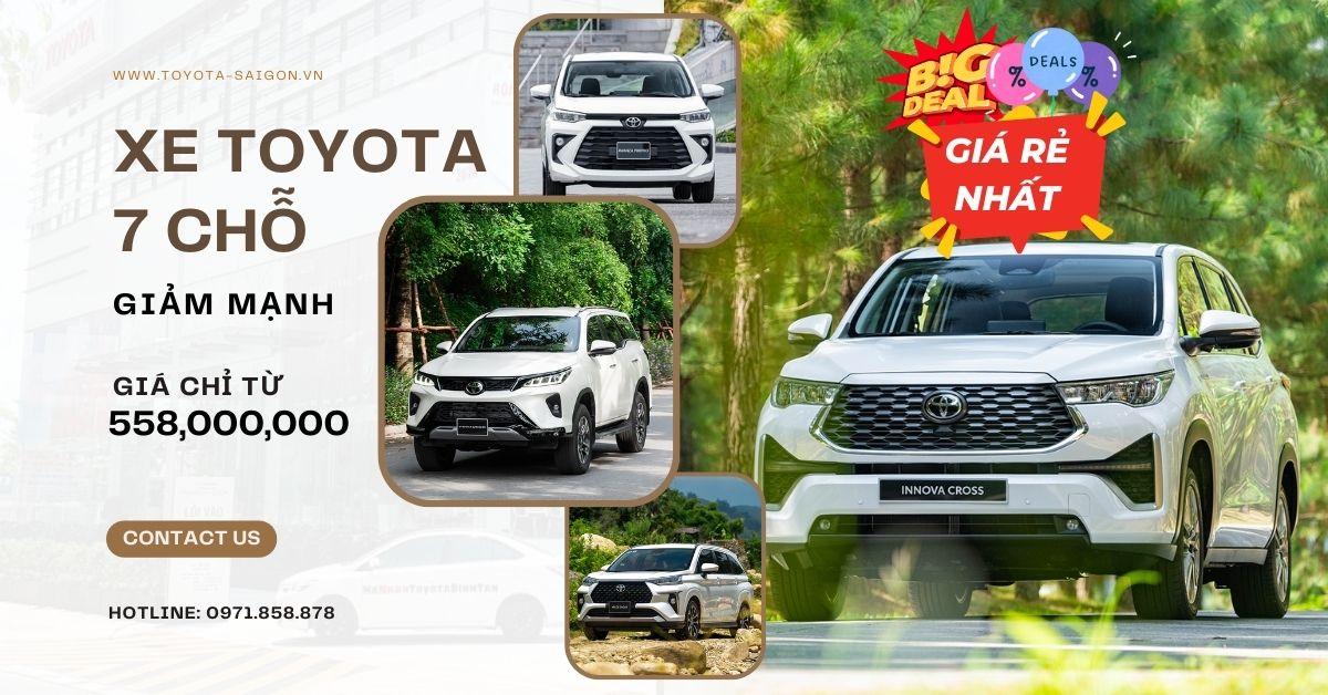 giá xe toyota 7 chỗ