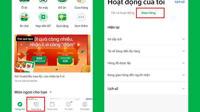 Tra Mã Vận Đơn Grab Express