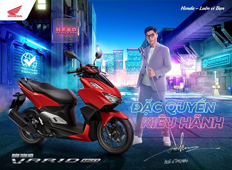 Honda VARIO 160 - Phiên bản Thể Thao - Xám Đen Bạc