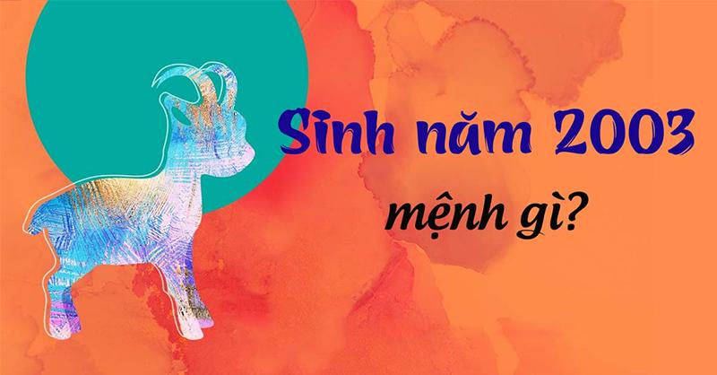 Người sinh năm 2003 mệnh gì? Hợp và kỵ màu sắc, con số nào?