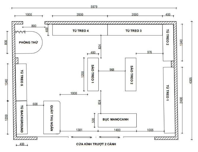 10 bản vẽ thiết kế shop thời trang, quần áo ấn tượng nhất 2023