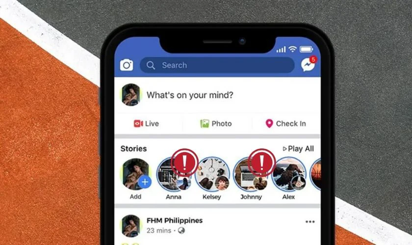 Tại sao không xem được story của người khác trên Facebook?