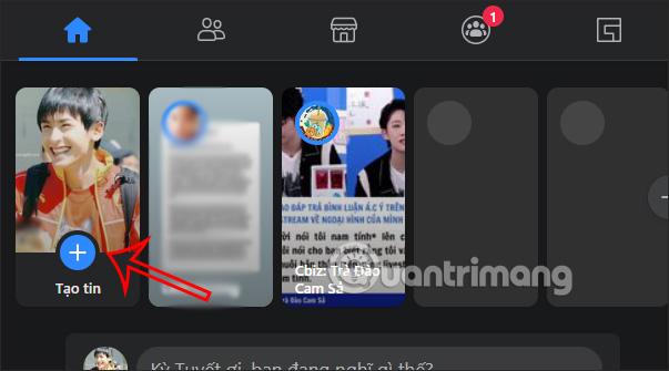 Cách đăng Story Facebook trên máy tính