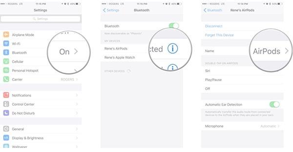 Hướng dẫn cách đổi tên Airpods