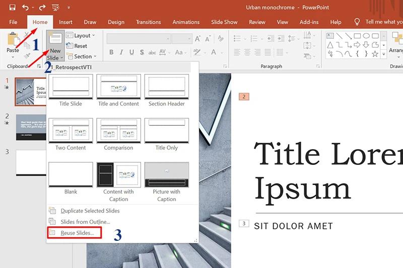 Cách ghép hai file Powerpoint thành một file hoàn chỉnh