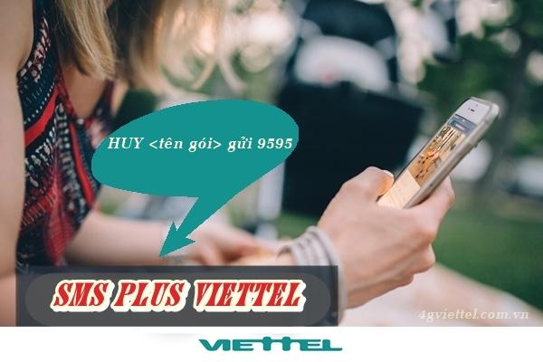 Cách hủy dịch vụ SMS Plus Viettel cực kỳ đơn giản nhanh nhất