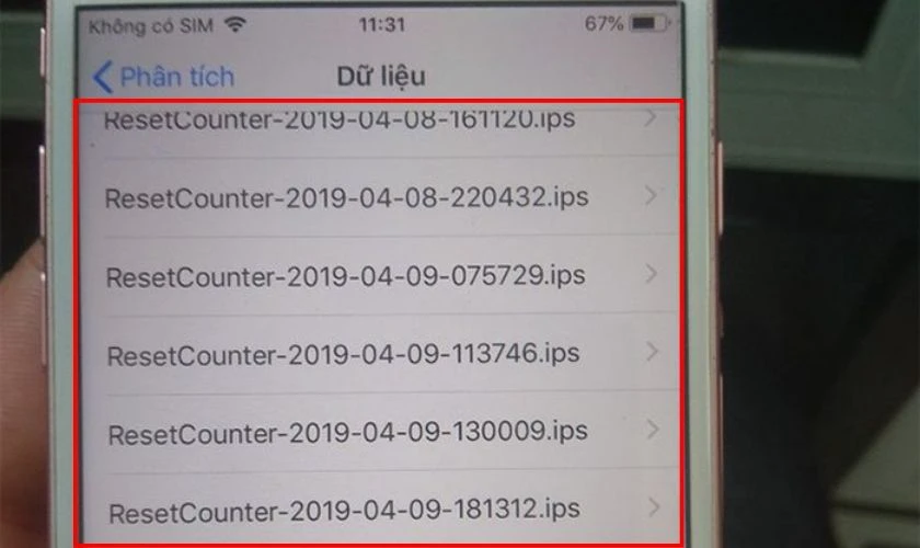 Nguyên nhân lỗi Reset Counter iPhone và cách khắc phục