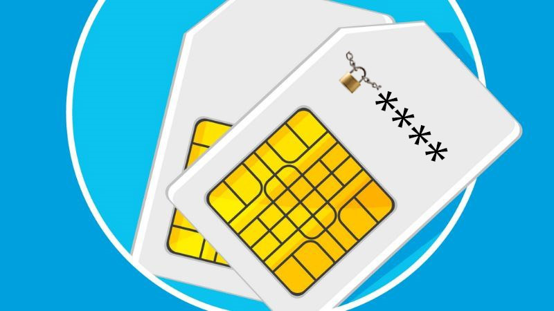 Mã PIN của SIM là dãy ký tự gồm 4 chữ số