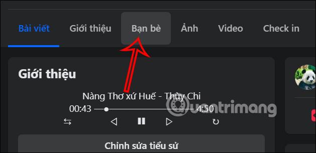 Xóa bạn bè Facebook trên máy tính