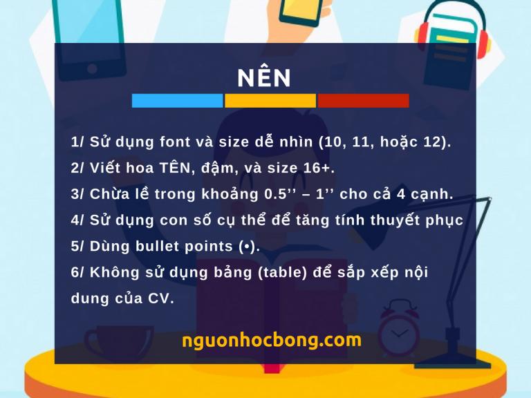 Hướng Dẫn Viết CV & Resume Xin Học Bổng Cao Học Đúng Chuẩn - YBOX