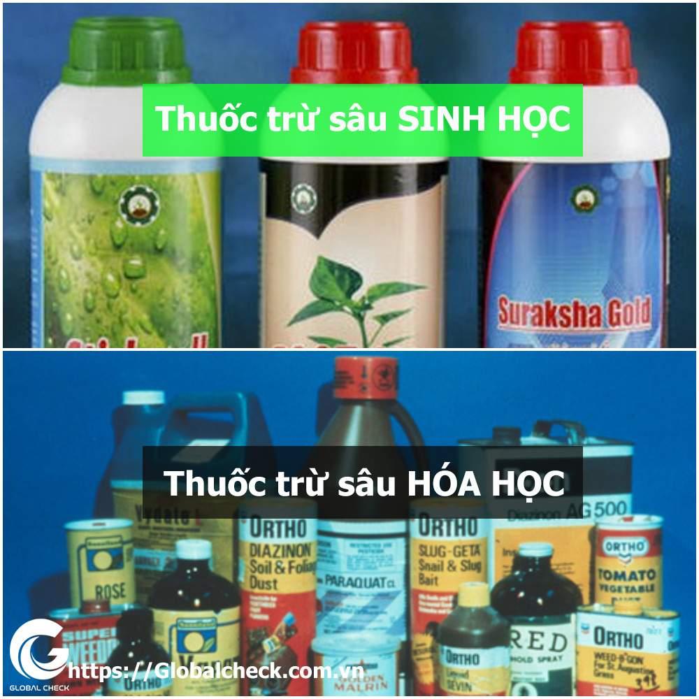 Phân biệt thuốc trừ sâu sinh học với hóa học