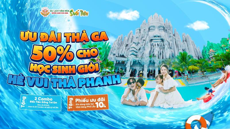 Suối Tiên Giảm 50% Giá Vé Cổng Cho Học Sinh Giỏi