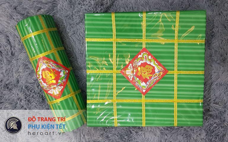 Mô hình cặp bánh Chưng bánh Tét lớn trang trí Tết