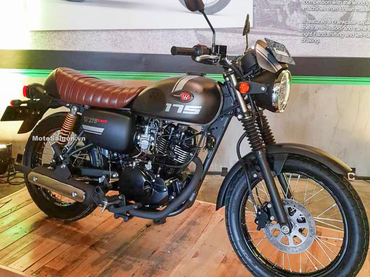 Kawasaki ra mắt W175 Cafe gây sốc fan Cafe Racer kèm giá bán