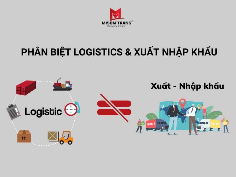 Phân biệt Logistics và xuất nhập khẩu