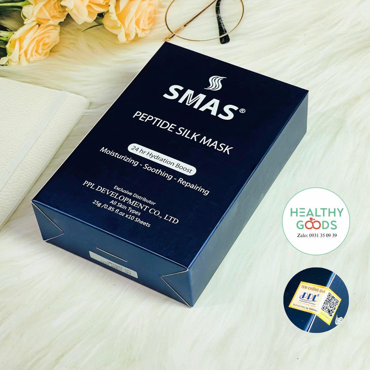 Mặt nạ SMAS Peptide Silk Mask giá bao nhiêu? Của nước nào?