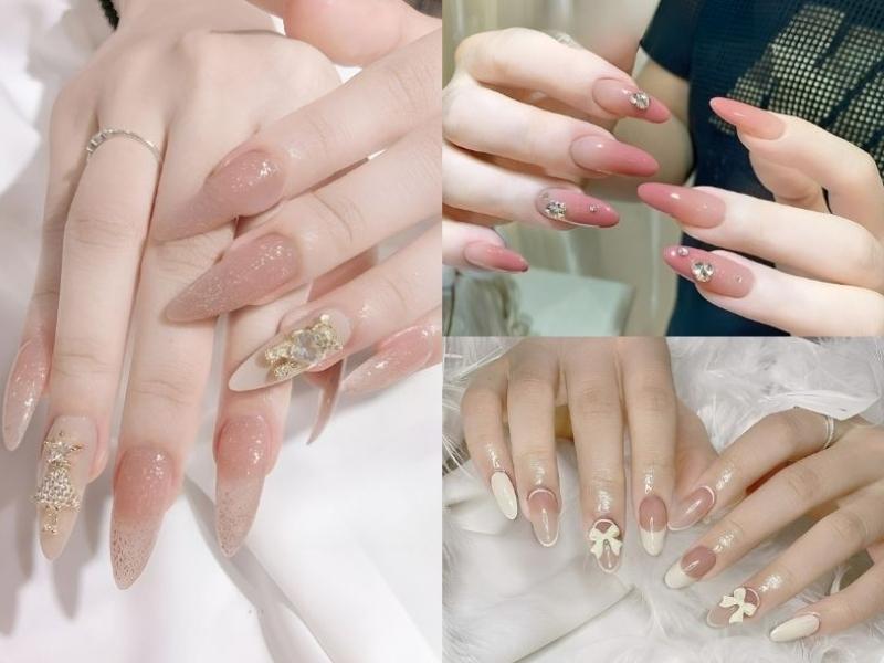 Gợi Ý Những Mẫu Nail Nhọn Móng Tròn Thịnh Hành Nhất