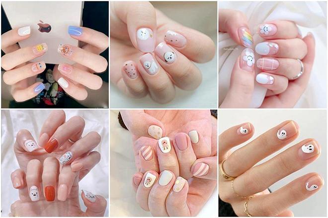 Nail Tết ngộ nghĩnh cho học sinh