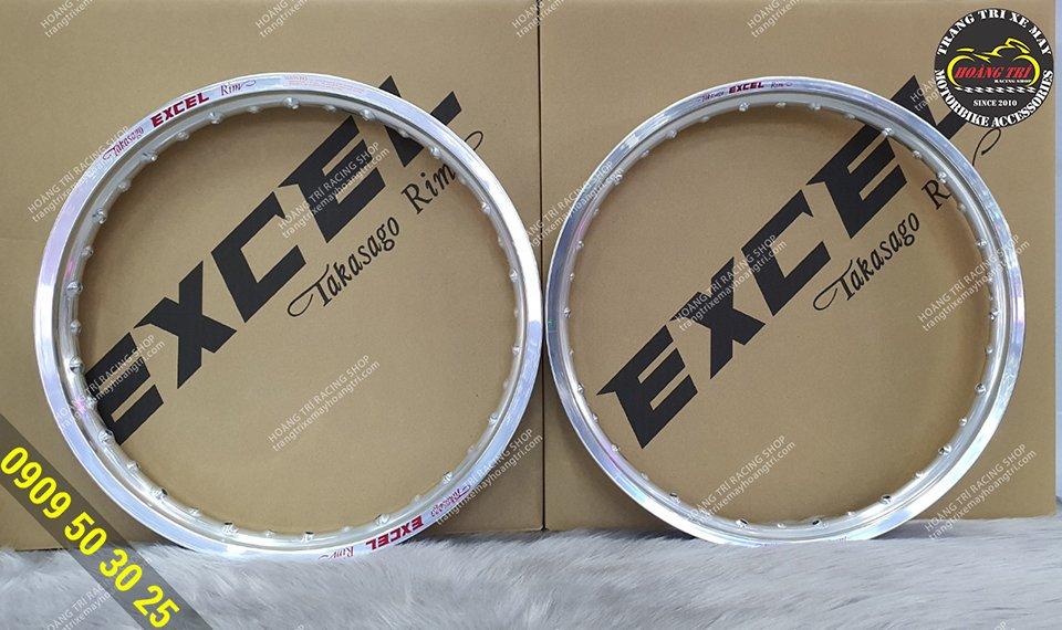 Niềng nhôm Excel Rim bạc chính hãng Japan size 17x1.4 17x1.6