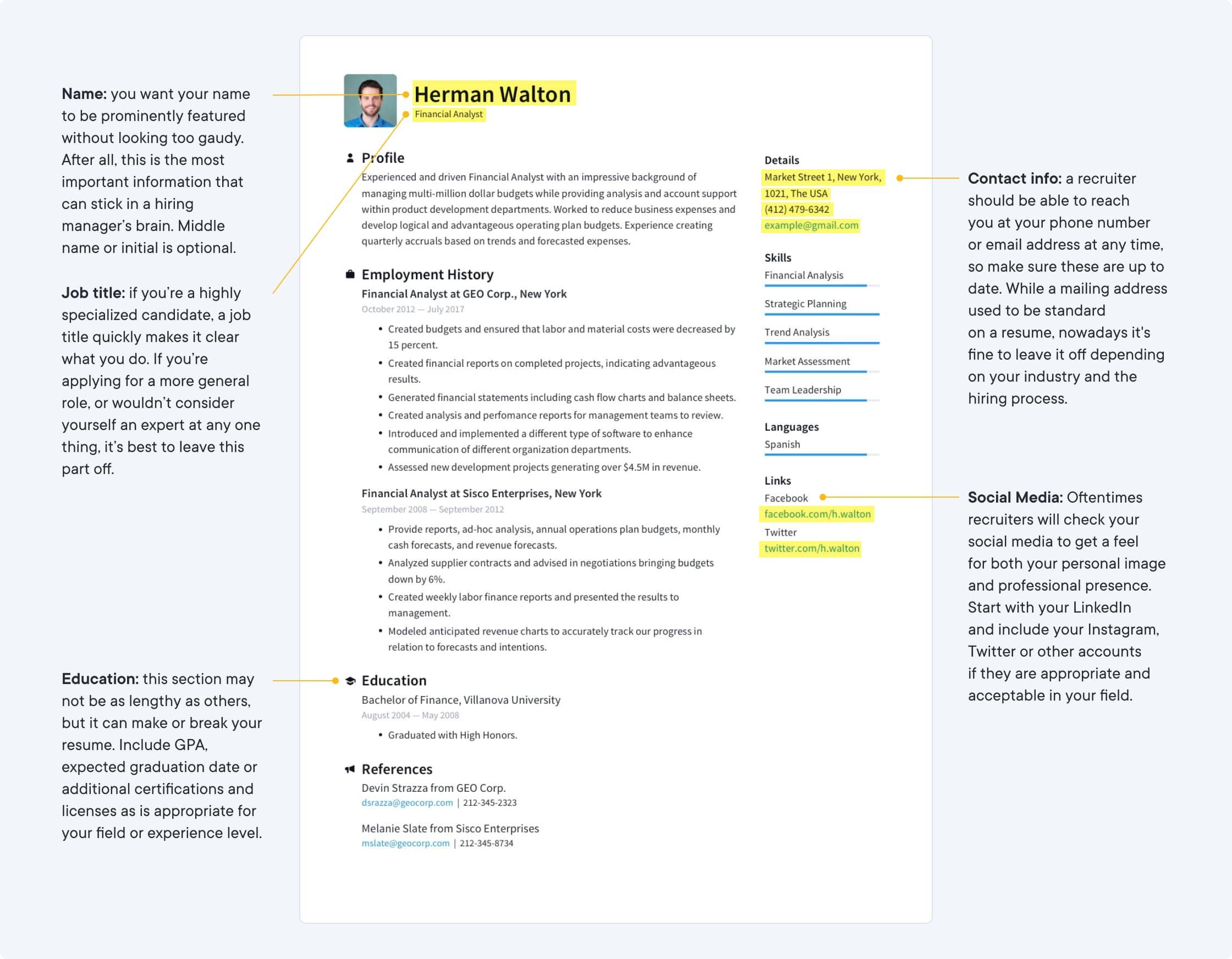 Job-winning resume templates