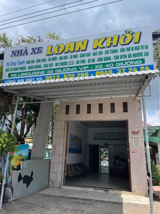 Xe Loan Khởi | Số điện thoại sdt giá vé Cà Mau, Bạc Liêu, Bình Dương