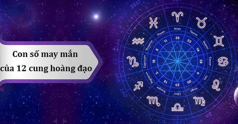 Tìm hiểu con số may mắn của 12 cung hoàng đạo là gì