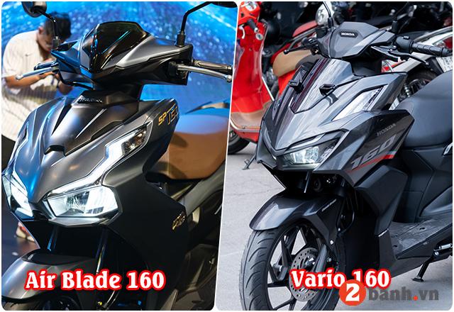 So sánh air blade 160 và vario 160 nên mua xe nào - 1