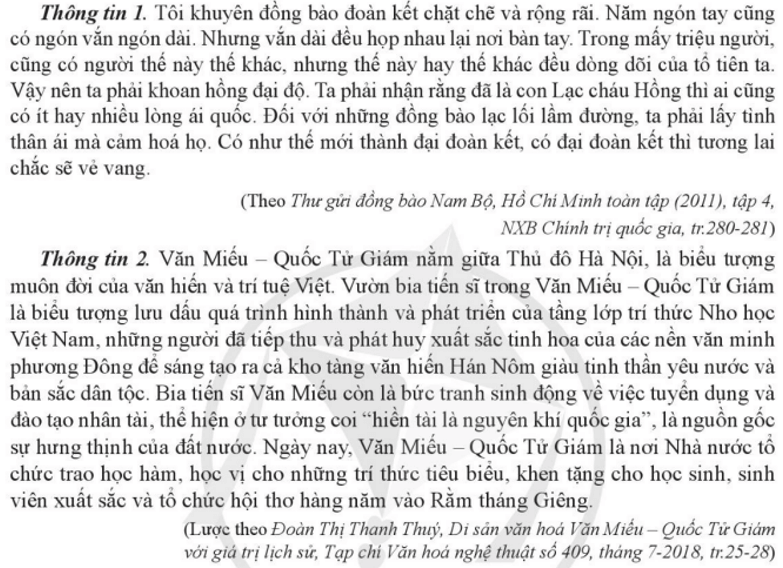 Giải GDCD 8 Bài 1 (Cánh diều): Tự hào về truyền thống dân tộc Việt Nam