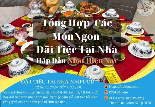 Thực đơn đãi tiệc tại nhà ngon