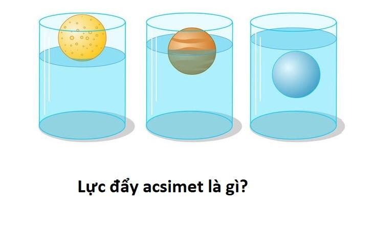 Lực đẩy acsimet là gì?