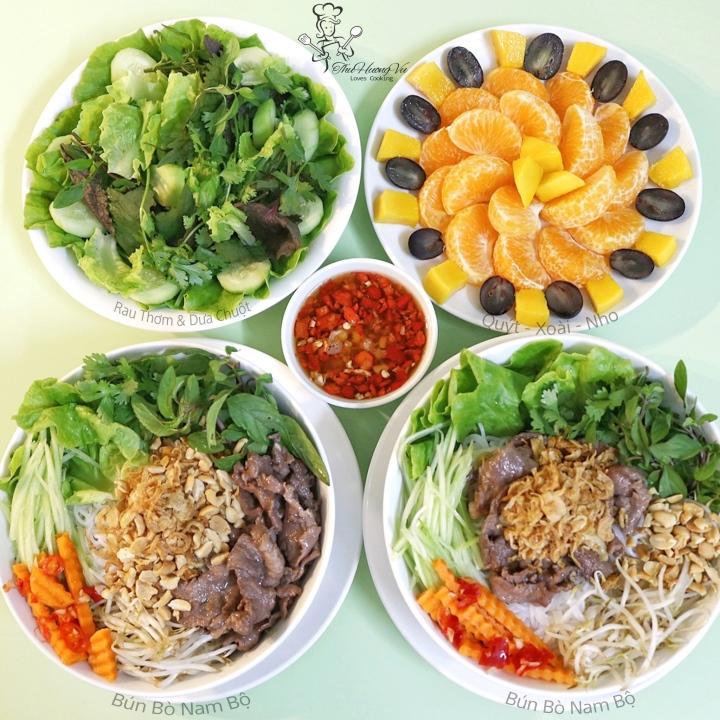 Bún bò Nam bộ là món ăn hội tụ đủ tiêu chuẩn ngon - thanh - mát - trọn dinh dưỡng trong bữa ăn ngày hè.