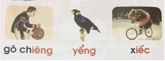 tìm từ có vần iêng