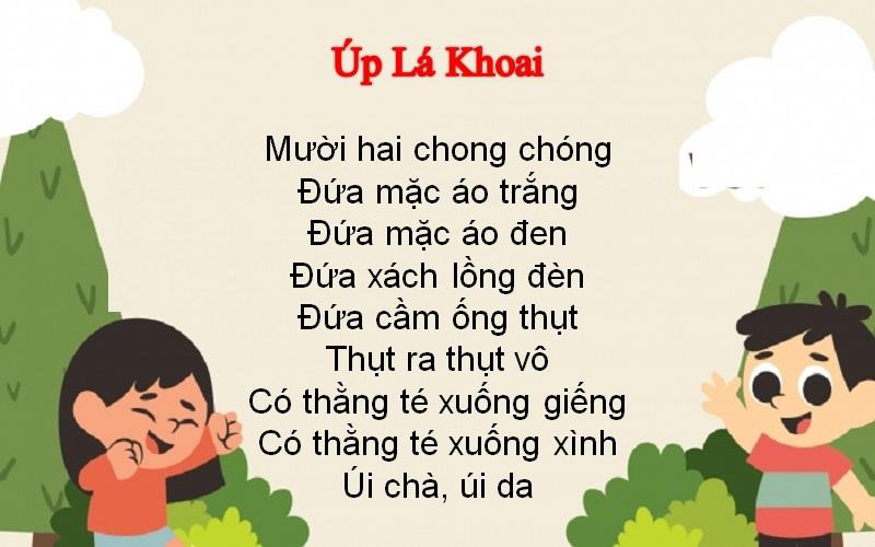 Đồng dao Úp lá khoai: Giải nghĩa và hướng dẫn cách chơi