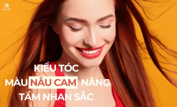 101 kiểu tóc màu nâu cam đình đám nâng tầm nhan sắc