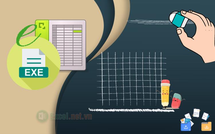 Cách xóa đường kẻ bảng trong Excel