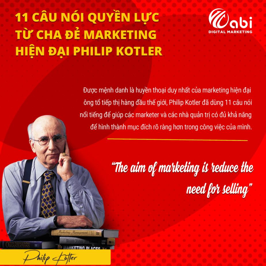 11 CÂU NÓI TỪ CHA ĐẺ MARKETING HIỆN ĐẠI PHILIP KOTLER 1