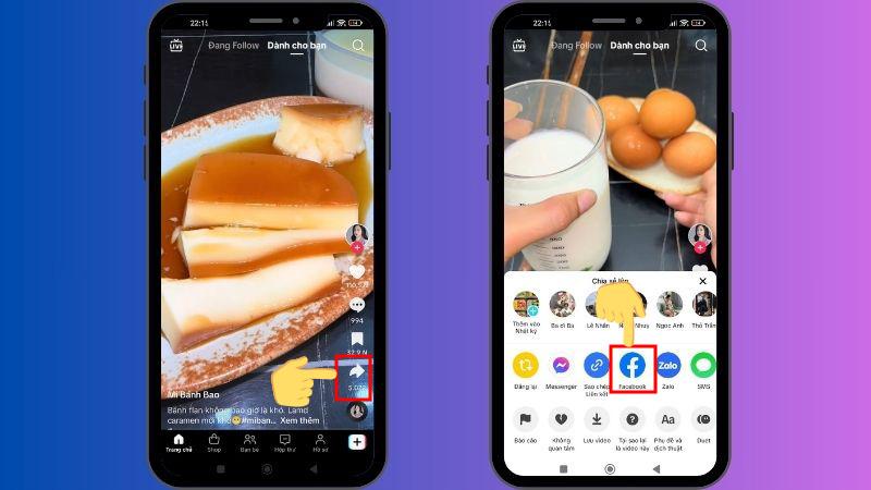 Hướng dẫn đăng, chia sẻ video TikTok lên Facebook cực nhanh, đơn giản